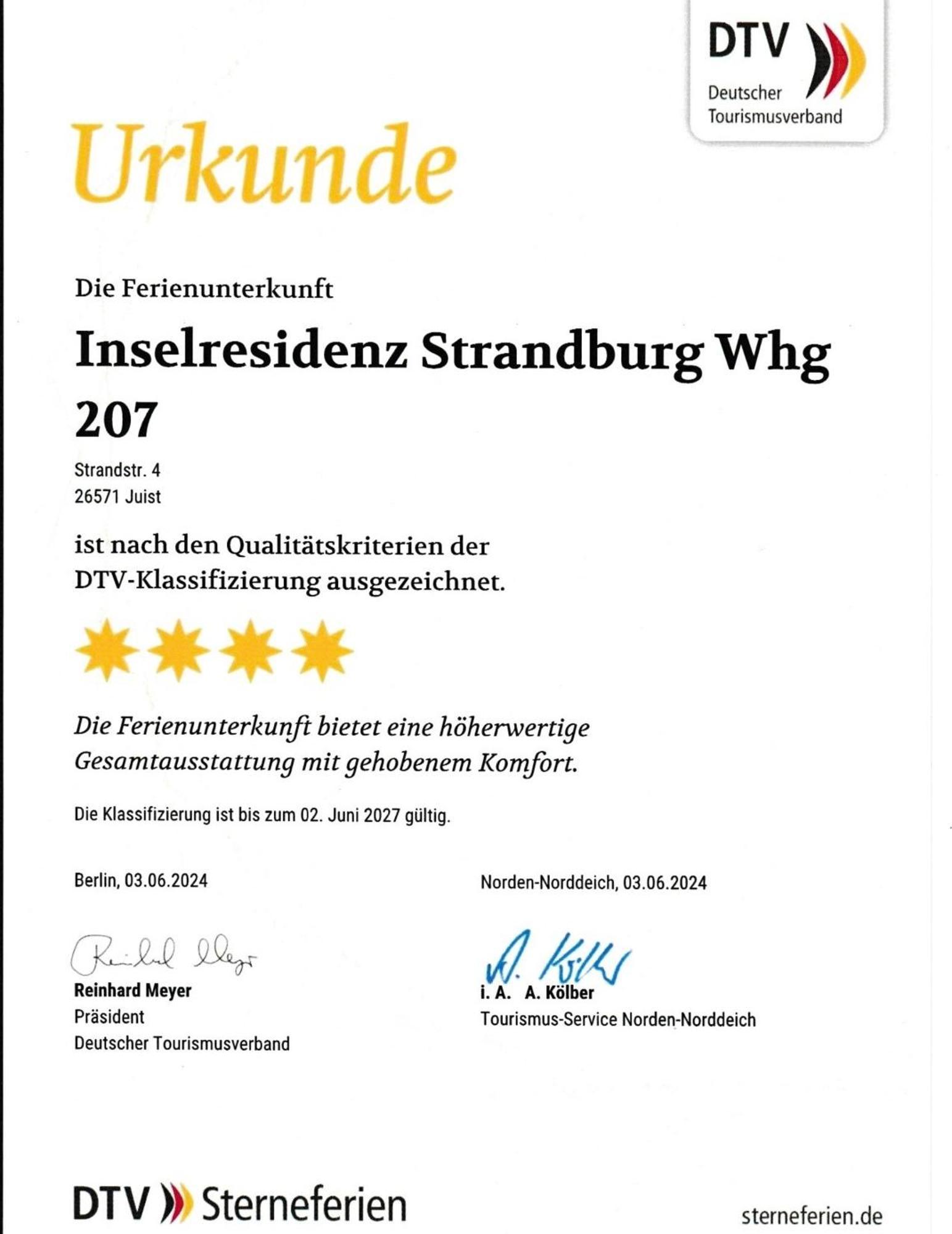 Strandburg 207 于斯德 外观 照片